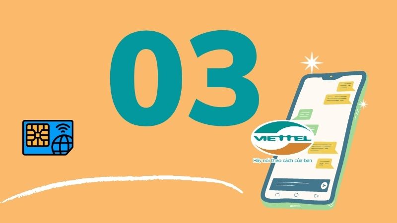 03 là đầu số thuộc nhà mạng Viettel