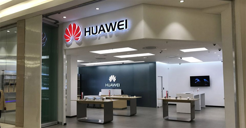 Cửa hàng Huawei trong trung tâm thương mại