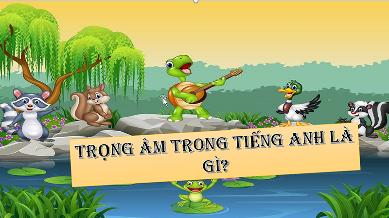 Định nghĩa trọng âm trong tiếng Anh