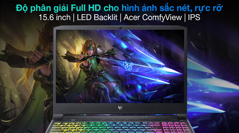 Chất lượng hình ảnh cao nhờ công nghệ màn hình Acer ComfyView