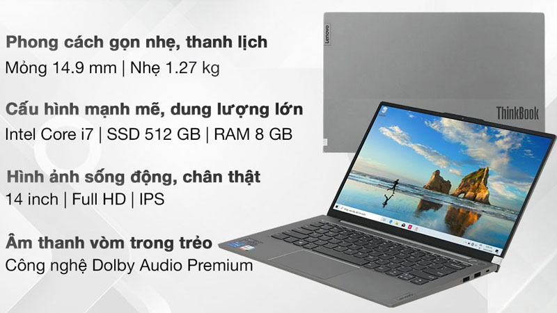Laptop Lenovo ThinkBook 14s G2 ITL i7