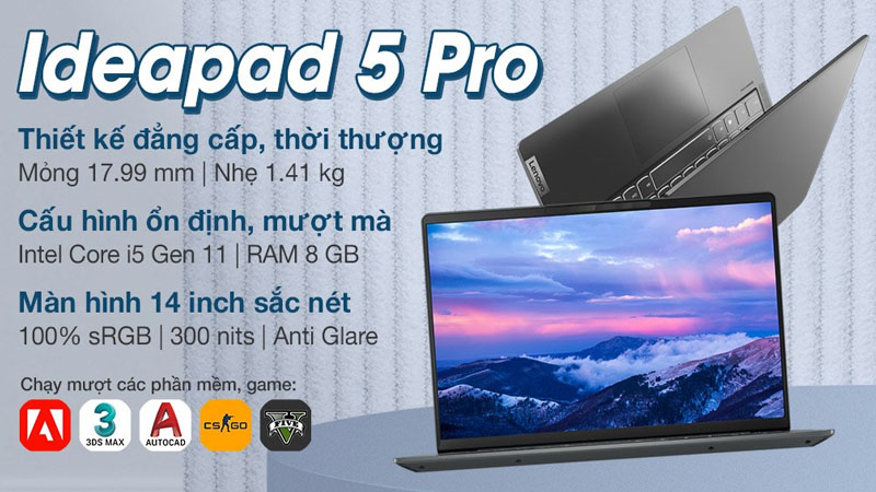 Laptop Lenovo Ideapad 5 Pro 14ITL6 i5