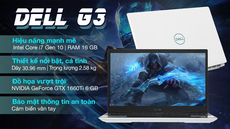 Dell Gaming G3 15 i7 là chiếc laptop bạn không nên bỏ qua