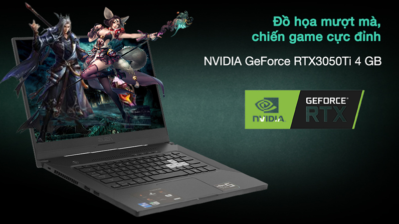 Laptop sử dụng card đồ họa rời
