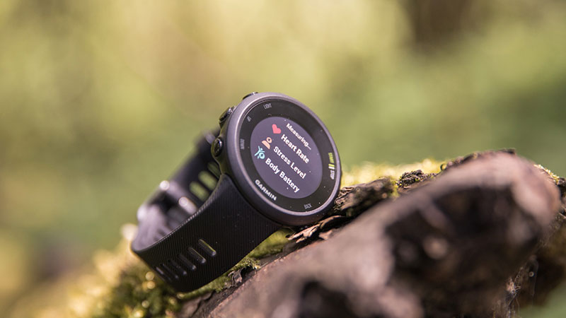 Garmin Forerunner 245 Music dây silicone hỗ trợ kiểm tra nhịp tim