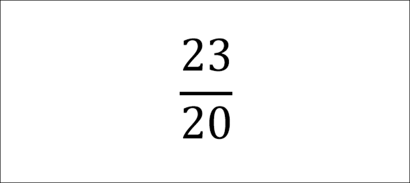 Ghép tử số với mẫu số chung