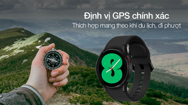 Galaxy Watch 4 được trang bị tính năng định vị GPS chuẩn xác Galaxy Watch 4 được trang bị tính năng định vị GPS chuẩn xác