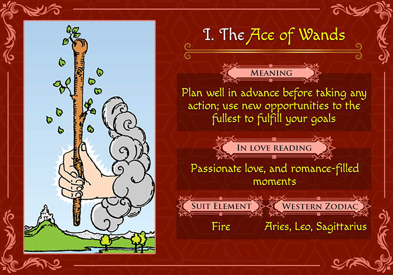 Ace Of Wands có thể hàm ý một khởi đầu