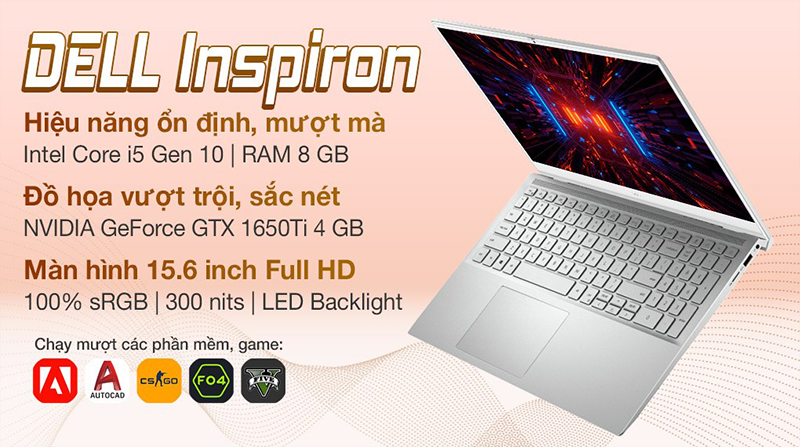 Laptop Dell Inspiron 7501 i5 có hiệu năng ổn định