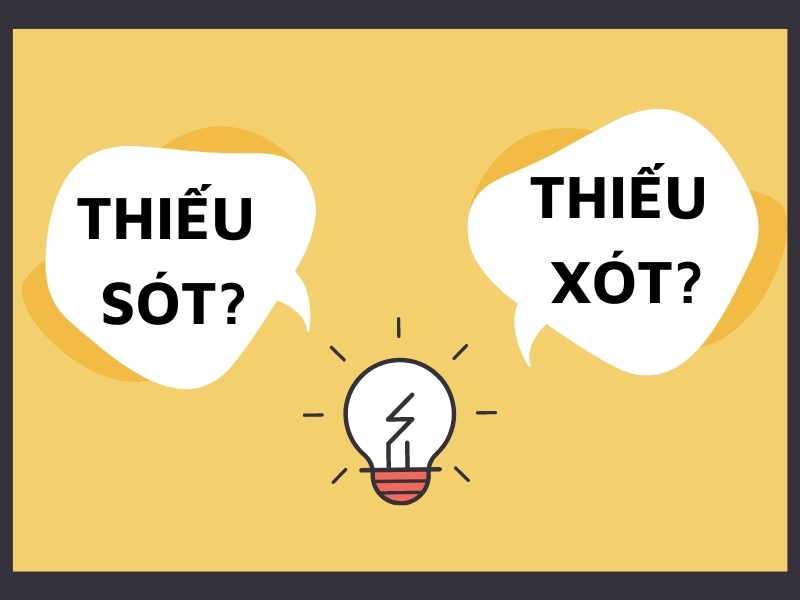 Thiếu sót hay là thiếu xót