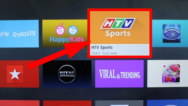 Chọn ứng dụng muốn tải