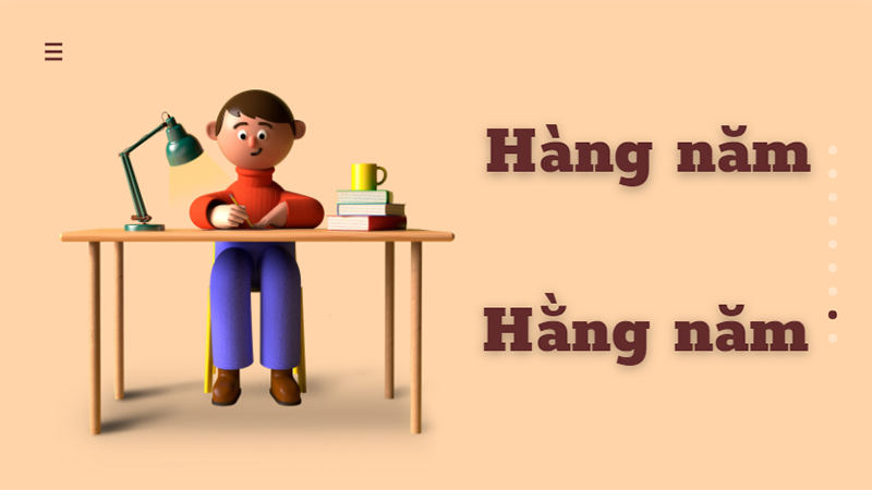Hàng năm hay hằng năm