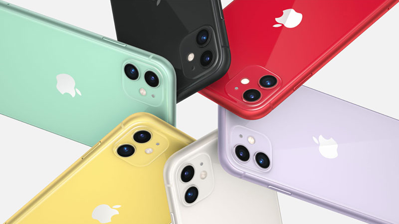 iPhone 11 được trang bị bộ đôi camera kép với một camera góc siêu rộng