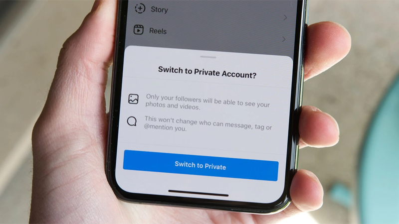 Bạn có thể chuyển Instagram sang chế độ riêng tư để kiểm soát kỹ tài khoản 