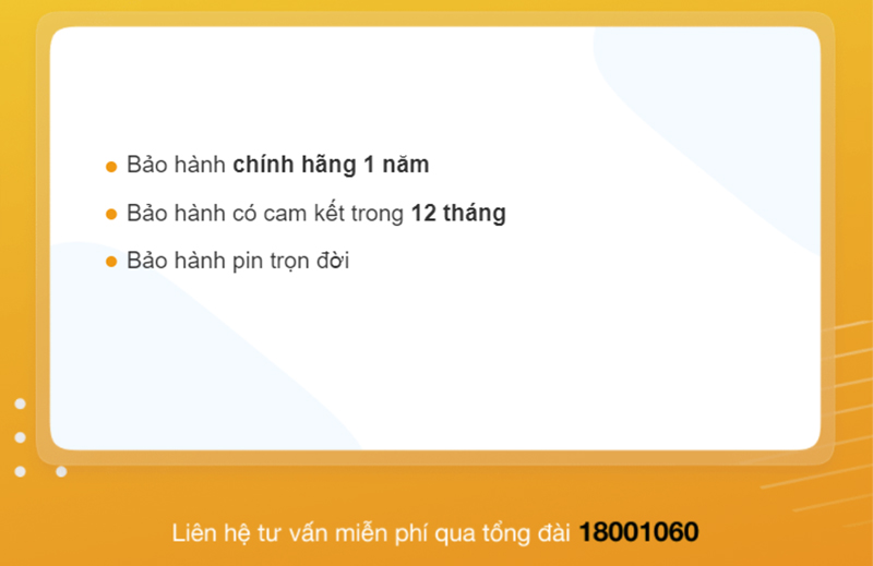 Chính sách bảo hành đồng hồ tại Trung Tâm Bảo Hành
