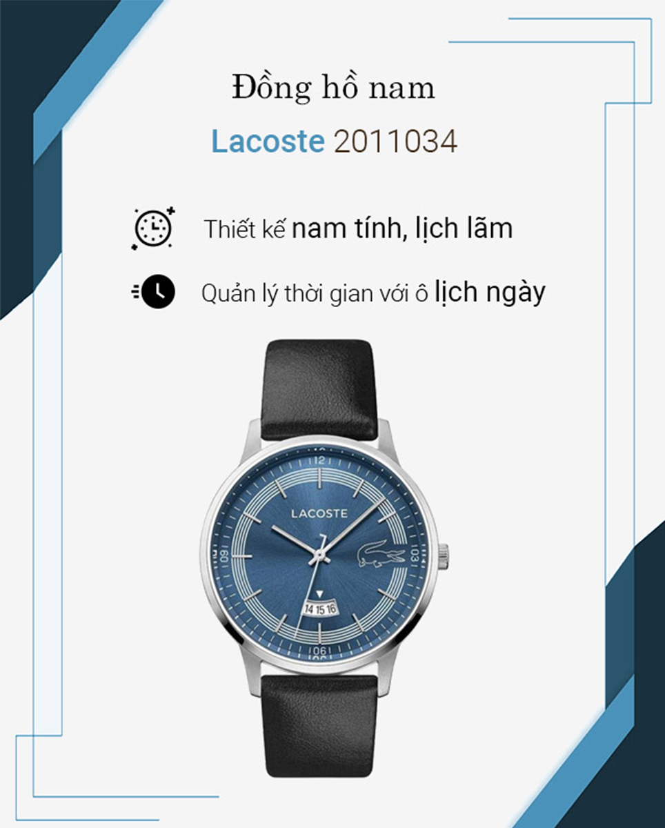 Đồng hồ Nam Lacoste 2011034