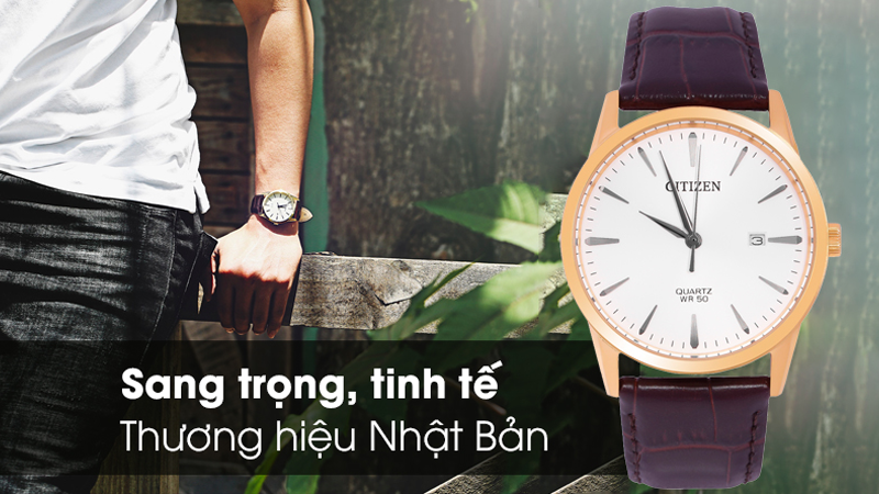 Đồng hồ Citizen 39.1 mm Nam BI5002-14A có thiết kế sang trọng, hiện đại