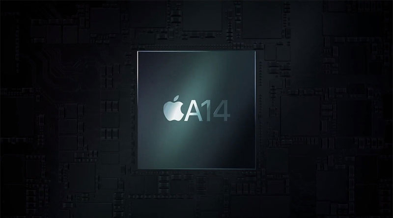 iPhone 12 được trang bị con chip A14 5nm giúp tiết kiệm năng lượng