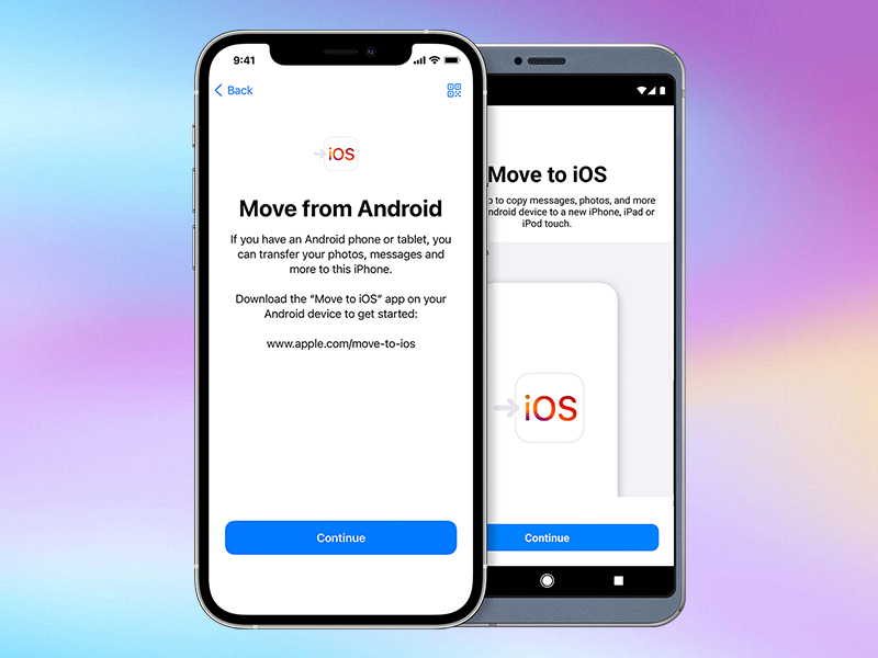 Bạn hãy tải về ứng dụng Move to iOS trên CH Play