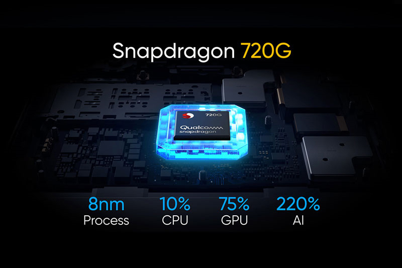 Chip Snapdragon 720G hỗ trợ đa nhiệm mượt mà