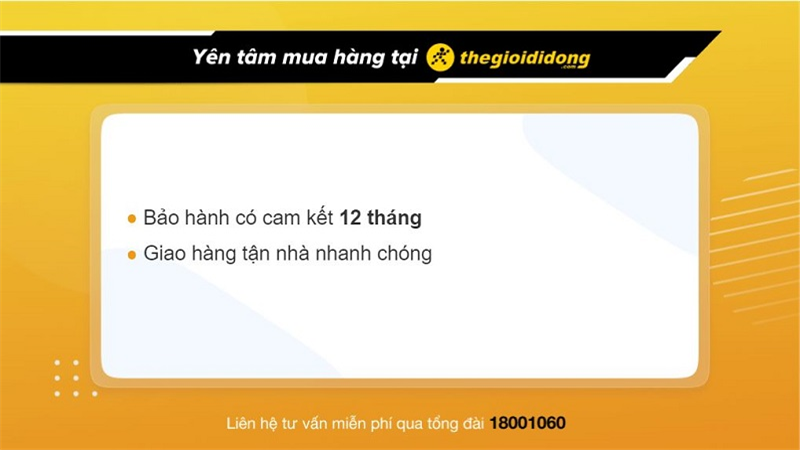 Chính sách bảo hành hấp dẫn khi mua sạc dự phòng Energizer tại Thế Giới Di Động