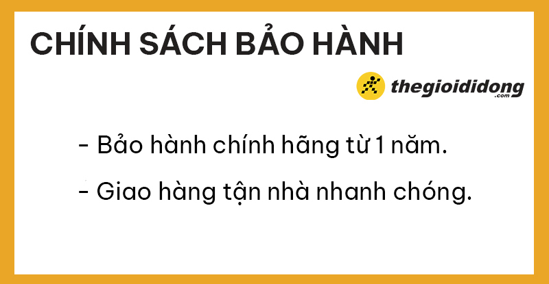 Chính sách bảo hành vô cùng hấp dẫn tại Thế Giới Di Động