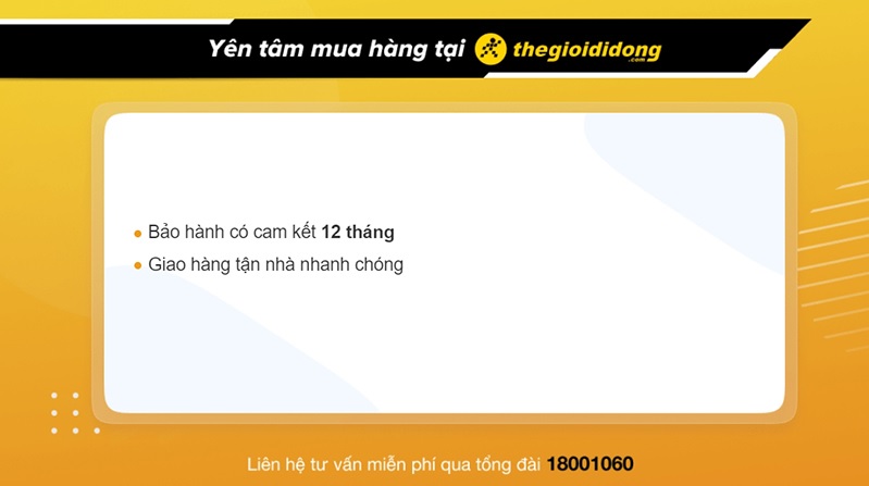 Chính sách bảo hành tại Thế Giới Di Động