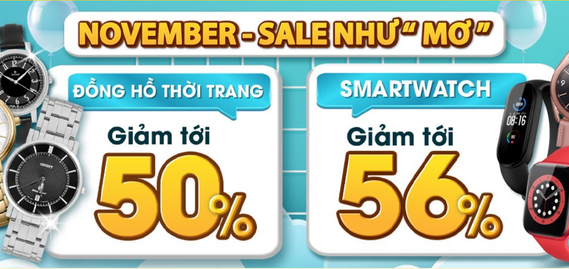 Thông tin chi tiết xem ngay tại: NOVEMBER - SALE HẾT CỠ