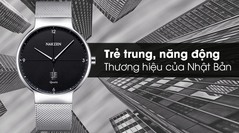 Đồng hồ nam Nakzen SS4051G-1 mang phong cách cổ điển