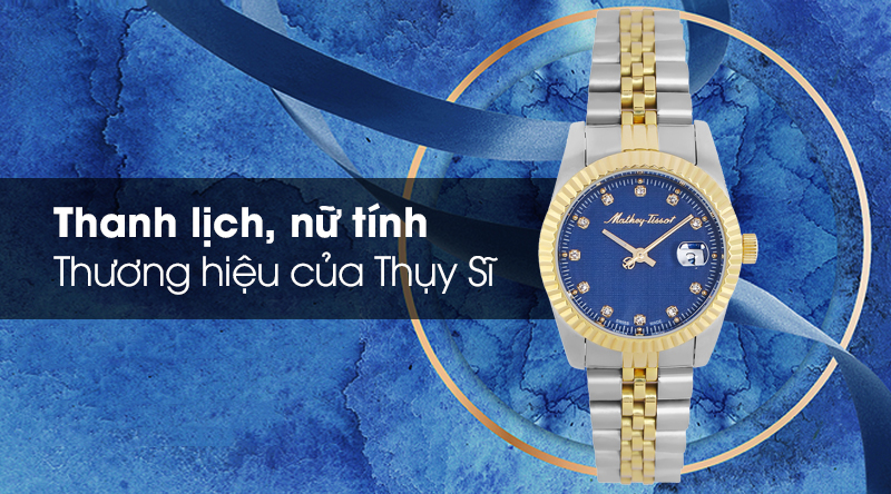 Đồng hồ Nữ Mathey Tissot D810BU phù hợp với cô nàng thanh lịch, nữ tính