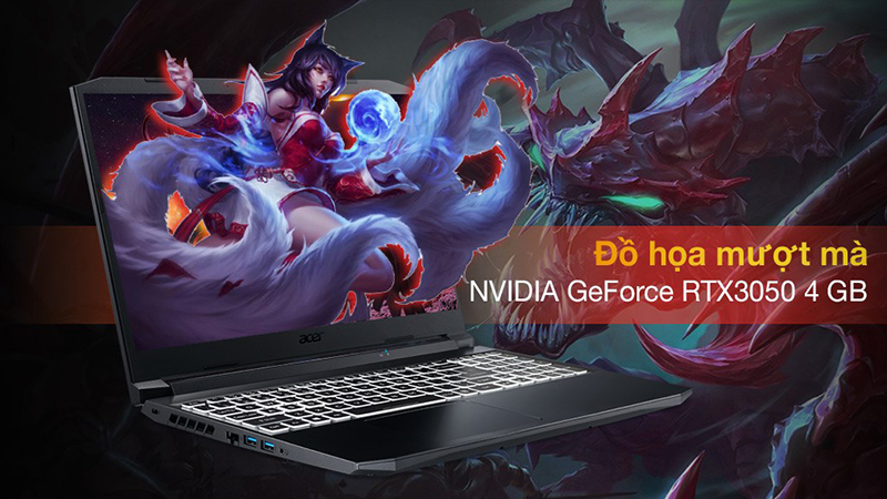 Nitro 5 Gaming đáp ứng mọi yêu cầu hiệu năng từ những game thủ chân chính