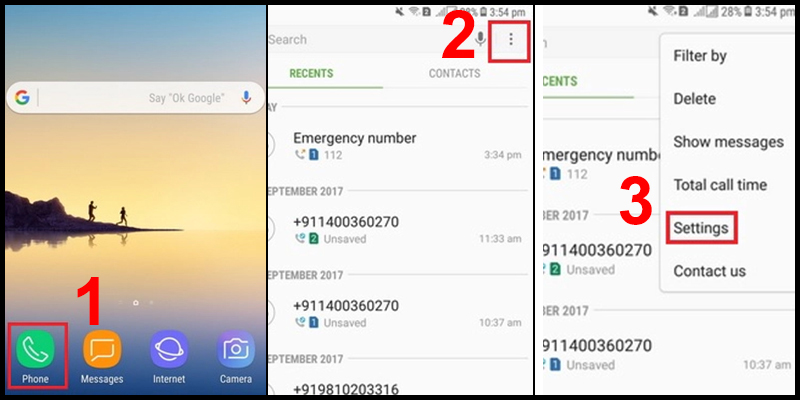 Mục Cài đặt trên Android 5.0