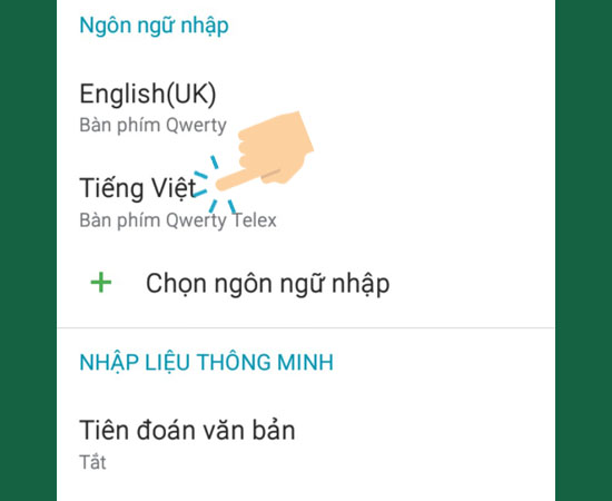 Bước 4: Sau đó bạn chọn