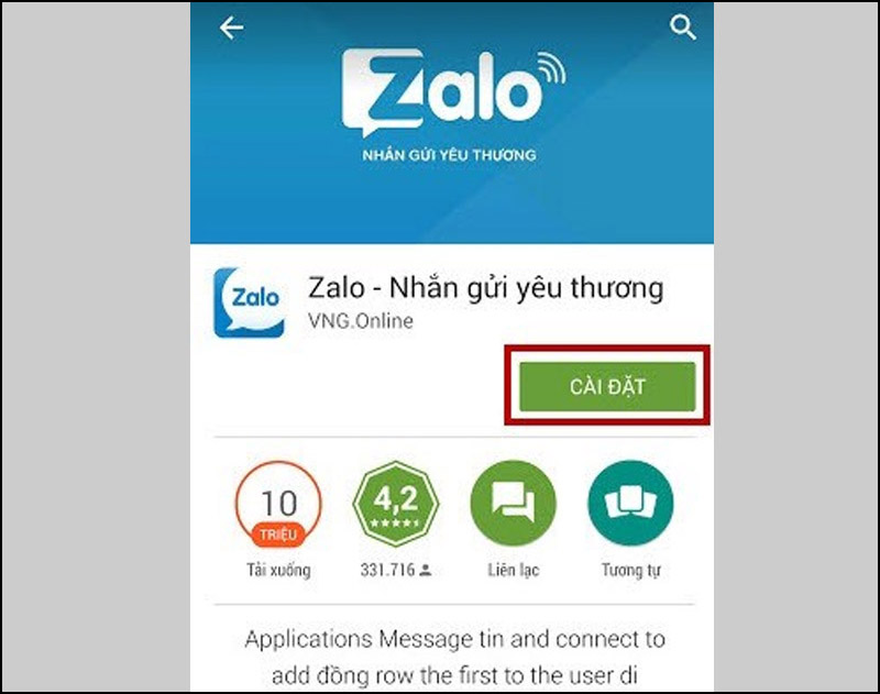 Lỗi Zalo không thể kết nối Internet/ 2G/3G/Wifi