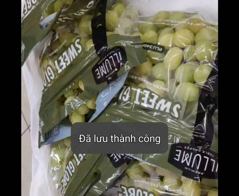 Zalo hiện thông báo Đã lưu thành công