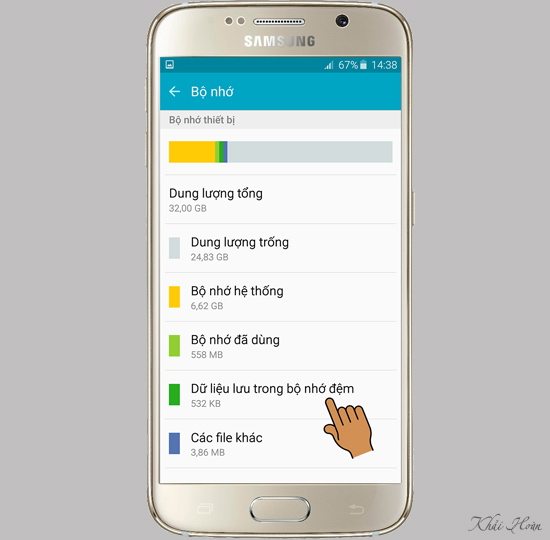 Xóa phân vùng bộ nhớ Cache