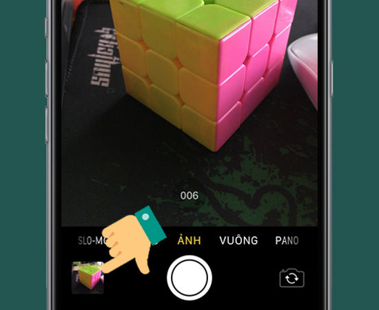 Bước 3: Vào ảnh vừa chụp.