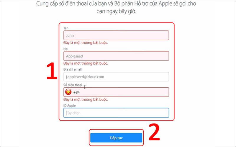 Đợi Apple liên hệ lại