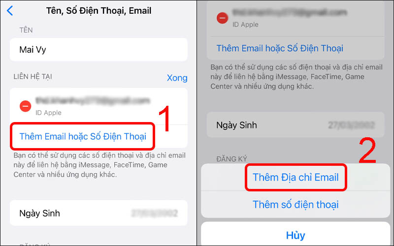 Thêm Địa chỉ Email