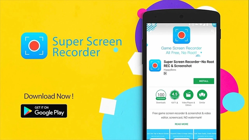 Super Screen Recorder là ứng dụng quay màn hình mà bạn không thể bỏ qua