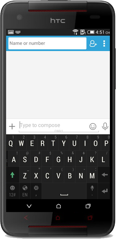 Giao diện phần mềm Go SMS Pro