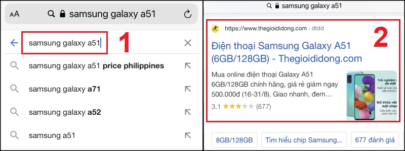 Tìm kiếm tên sản phẩm