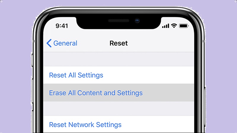 Khôi phục cài đặt gốc cho điện thoại
