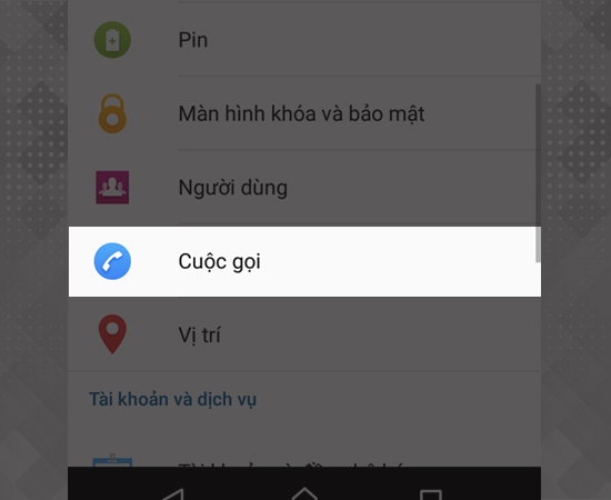 Bước 2: Bạn lựa chọn tiếp cuộc gọi