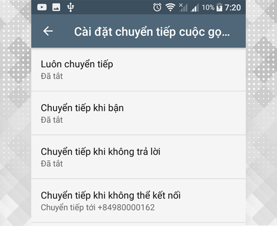 Bước 5: Tại đây bạn chọn hình thức chuyển tiếp