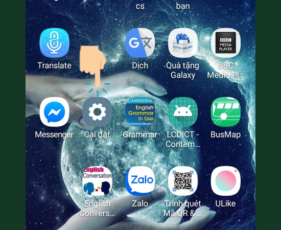 Bước 1: Đầu tiên các bạn vào