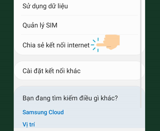 Bước 2: Tiếp theo bạn vào