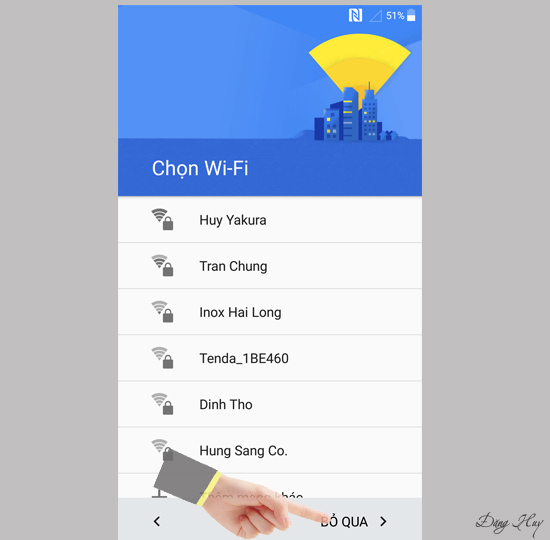 Bước 2: Chọn