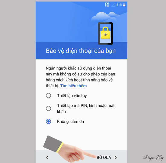Bước 4: Chọn