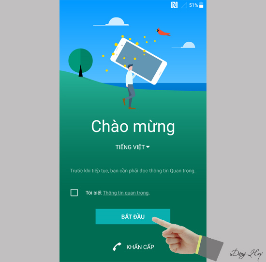 Bước 1: Chọn